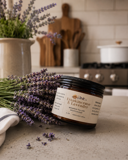 Frankincense & Lavender Whipped Tallow Balm