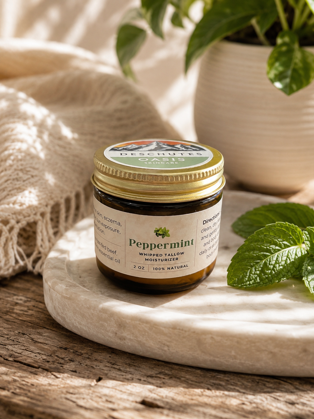 Peppermint Whipped Tallow Balm