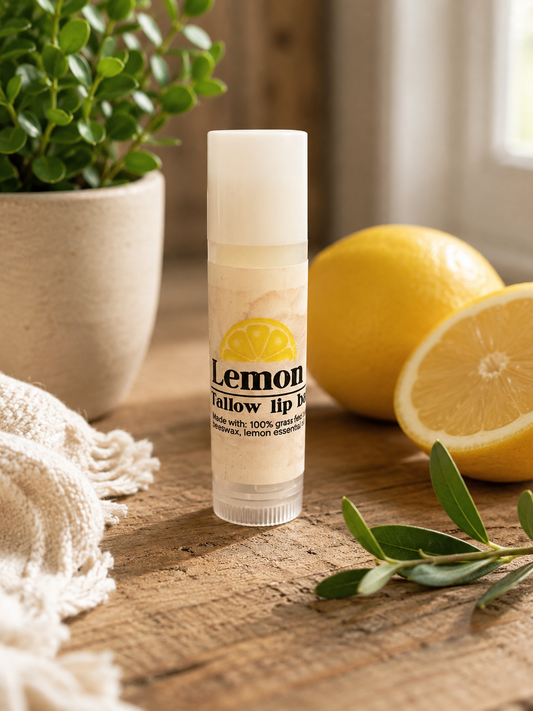Lemon Tallow Lip Balm