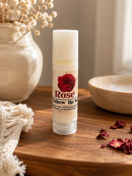 Rose Tallow Lip Balm