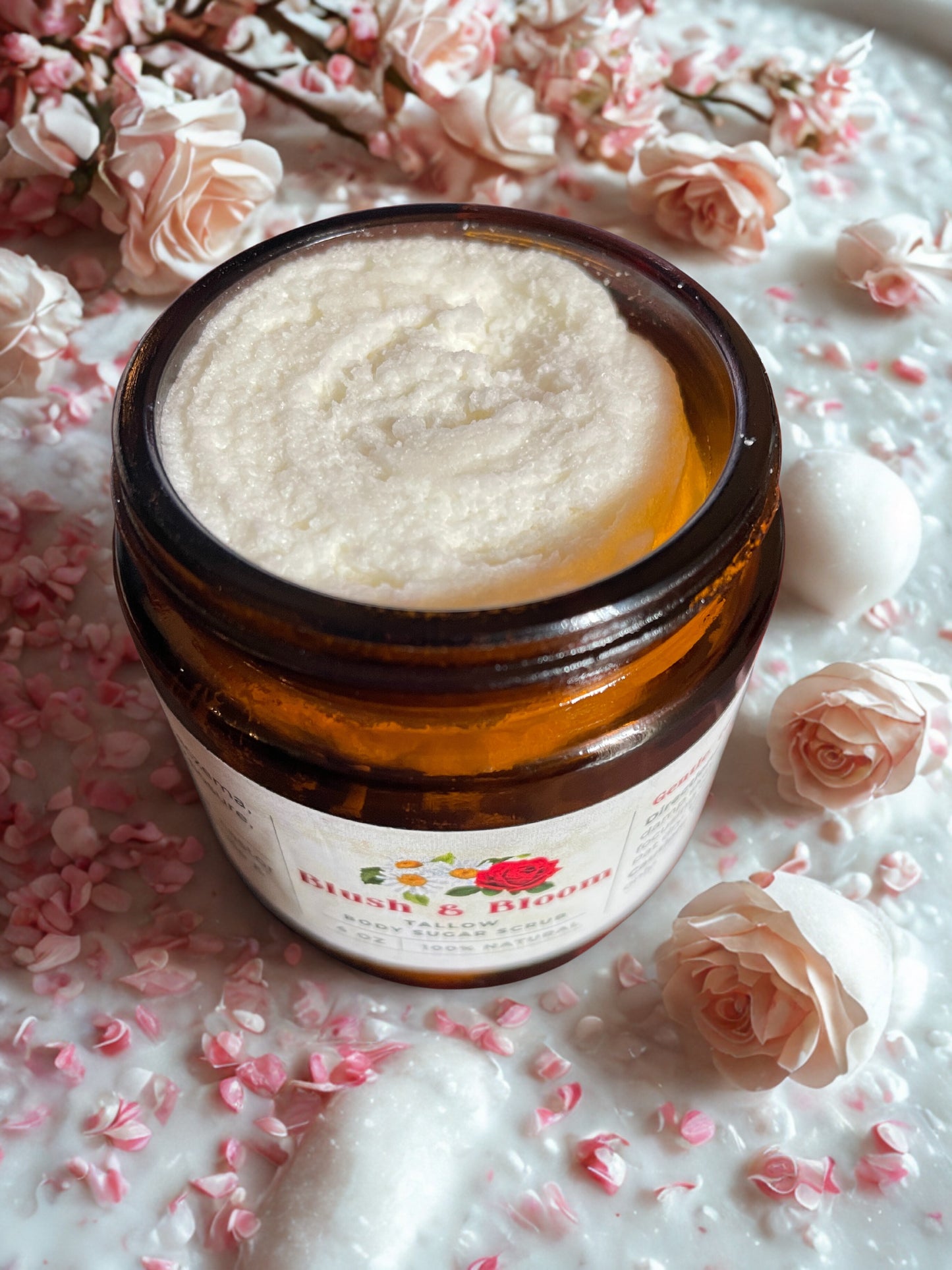 Bloom & Blush Whipped Tallow Sugar Scrub